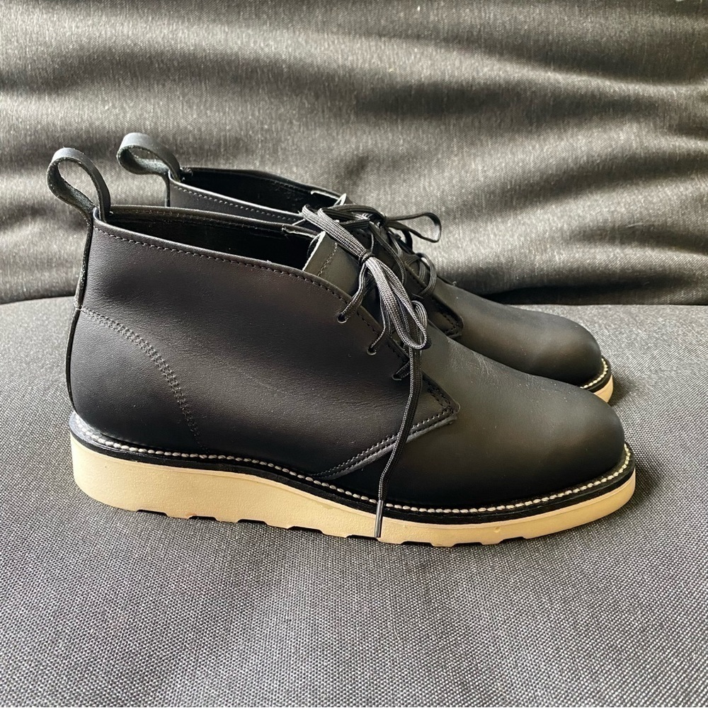 NEW Red Wing Chukka Work Boots Shoes Black Leather 3156 Women's Size 7